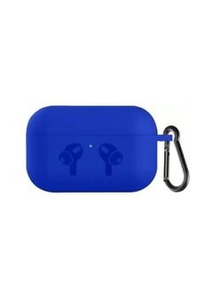 Protective Case for Apple AirPods Pro , with Keychain, blue