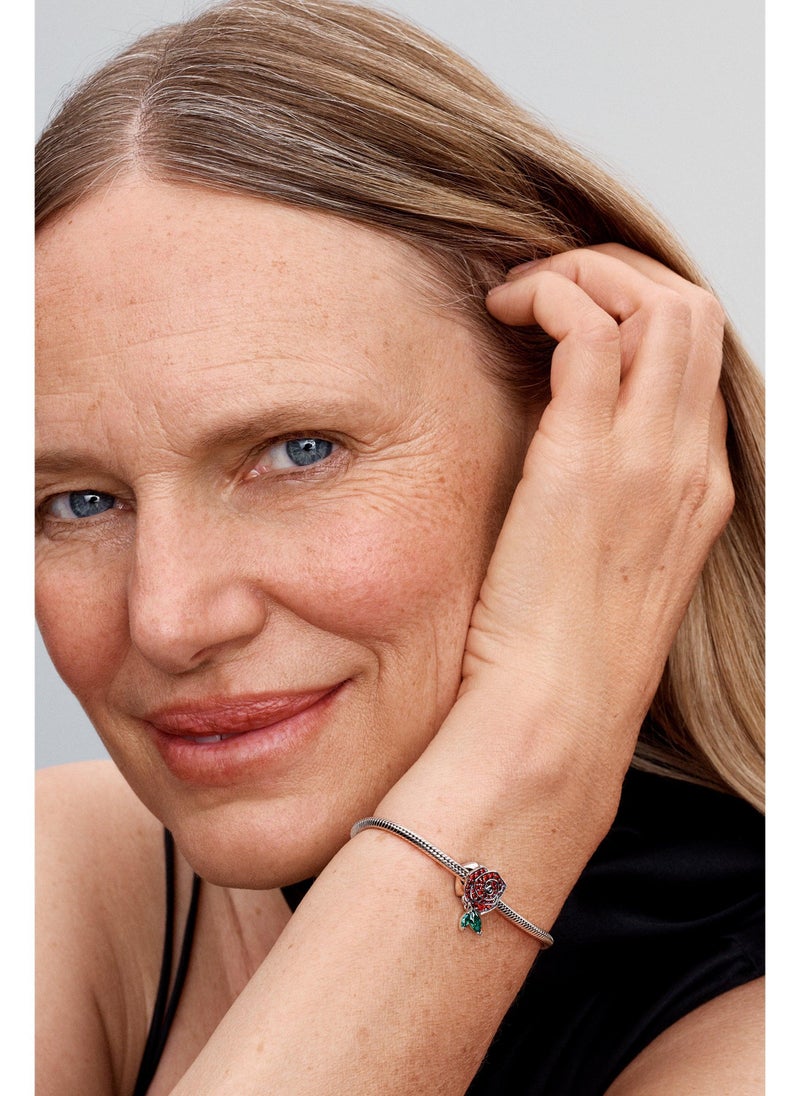 PANDORA Rose Sterling Charm  - Image 3