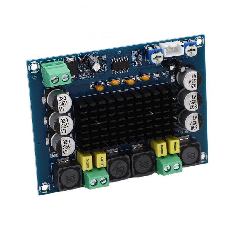Digital Power Amplifier Board Dual Channel Audio Amplification Module with Cable 2x120W XH‑M543 - Image 2