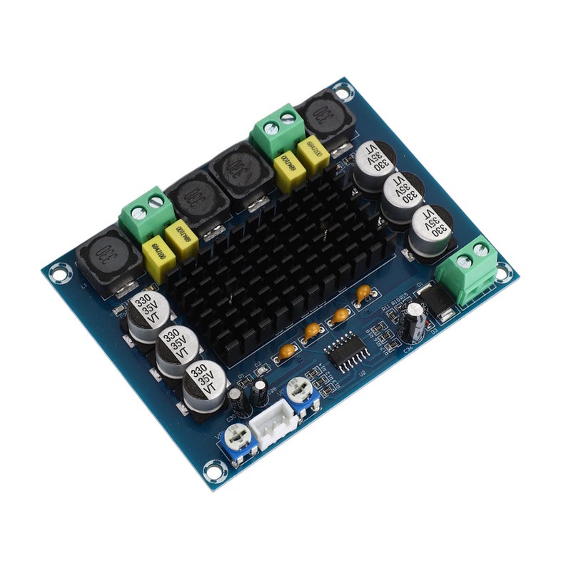 Digital Power Amplifier Board Dual Channel Audio Amplification Module with Cable 2x120W XH‑M543 - Image 4
