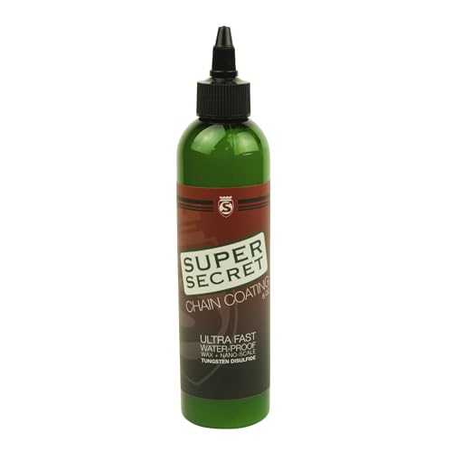 SILCA Super Secret Bike Chain Lube, 8 oz - Liquid Chain Wax to Clean, Smooth & Silence - Ultra Fast Bike Lube - Special Formula for Friction Reduction & Improved Wattage Output in All Weather - Image 1