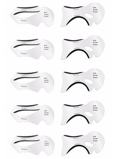 SYOSI SYOSI, 20 Pcs Eye Make-Up Eyeliner Stencil Cards Template Sticker for Smokey or Winged Eye  - Image 2