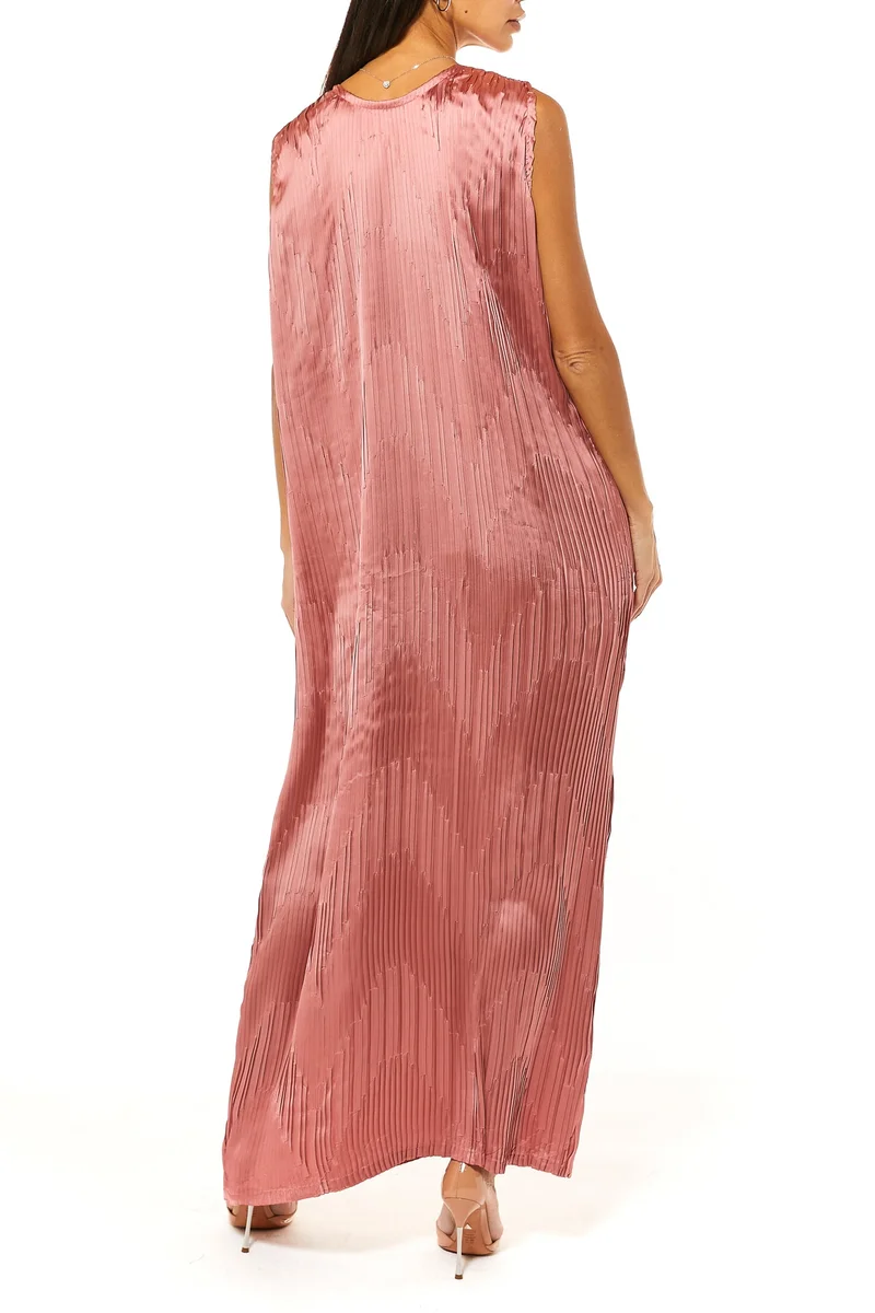 Moistreet  Crew Neck  Maxi Dress for Women | Best Price UAE