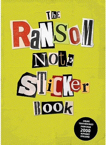 Ransom Note Sticker Book 