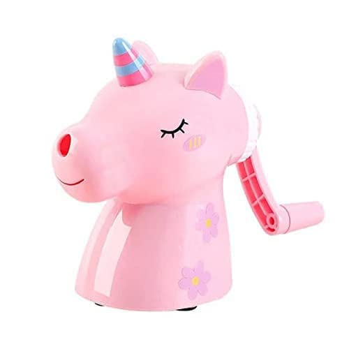 Mayatra's Unicorn Hand Crank Mechanical Accessory Sharpener Creative Student Pencil Sharpener for Kids School Supply Table Pencil Sharpeners Best for Return Gift (Multi Color) - Image 1