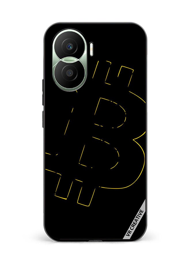 VR CREATIVE Protective Case Cover For Honor Play7T Pro Bitcoin Design Multicolour - Image 1