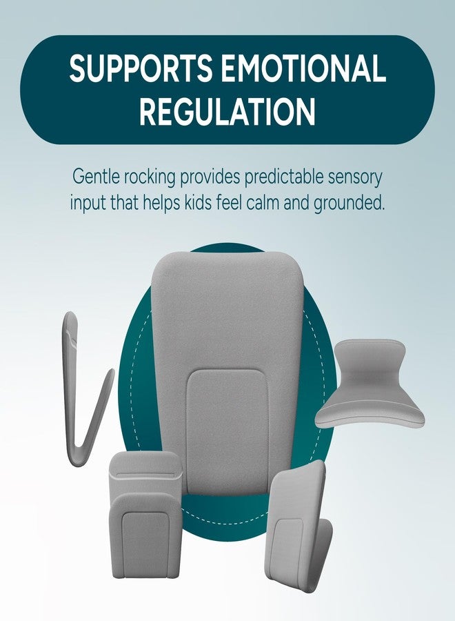 READY ROCKER Child Sensory Rocking Chair – Autism Certified Active Seating for Kids (Ages 3–8) – Sensory Chair for Focus, Calm & Posture – Portable Back Rocker for Home, Classroom & Sensory Rooms - Image 3