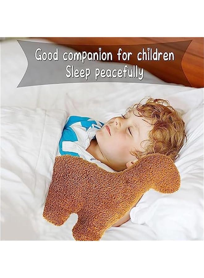 هوكور لعبة قطيفة للاطفال مقاس 45 سم بتصميم ديناصور دجاج، وسادة دجاج ناجتس مضحكة، هدايا للاطفال والبالغين والصديقة (وسائد مخملية) - Image 5