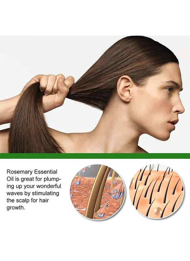 EELHOE - Rosemary Essential Oil 30ml, Hair Scalp Oil, Skin Care, Pure Natural Rosemary Oil for Hair Growth Serum, Dry Damaged Hair, Rosemary Essential Oil for Loss Hair and Hair Split End Care - Image 1