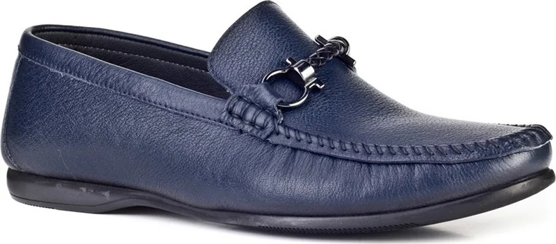 كاباني Men's Loafer Casual Shoes 167M098 Navy Blue