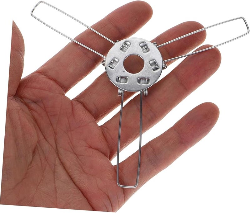 10 قطعة من مشابك الربيع السوداء لتركيب ظلال المصابيح للإضاءة المعلقة - Image 3