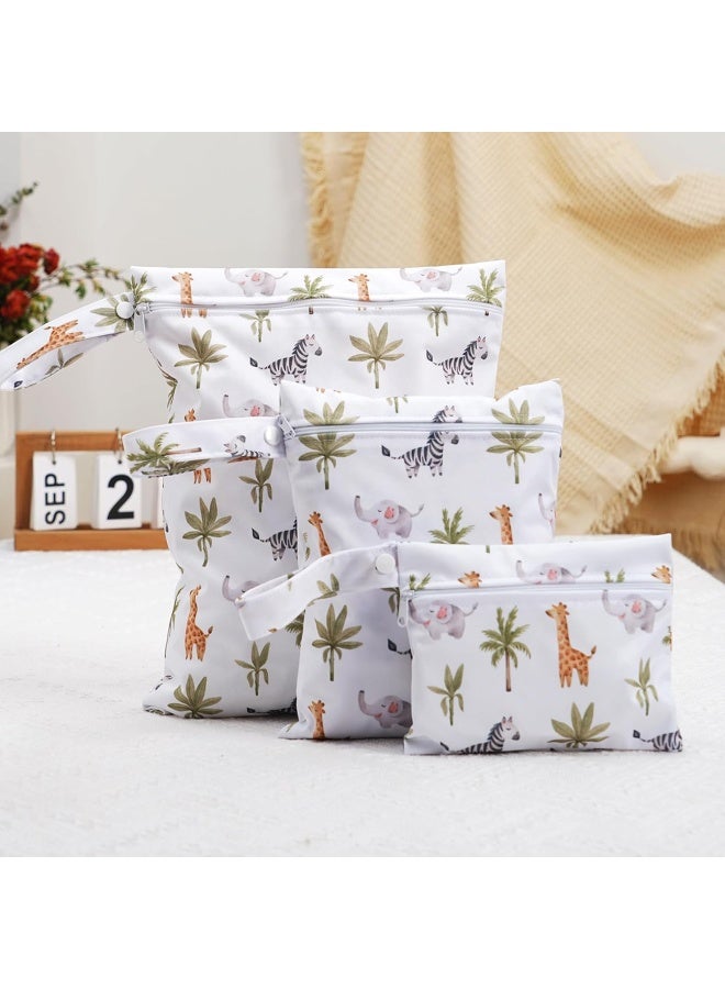 Happy Flute HappyFlute 3 Set Wet Bag Storage Bag Zipper Waterproof Washable Travel Bags - Image 2
