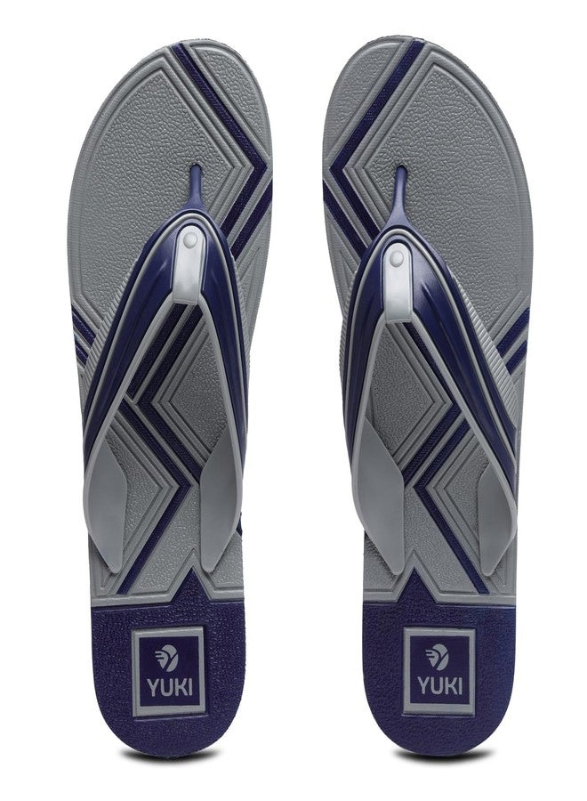 YUKI Men Slippers | Stylish Hawai Chappal Rubber Flip Flops Slippers, Comfortable & Ultra-Light, Waterproof Non-Slip Thong - Image 2