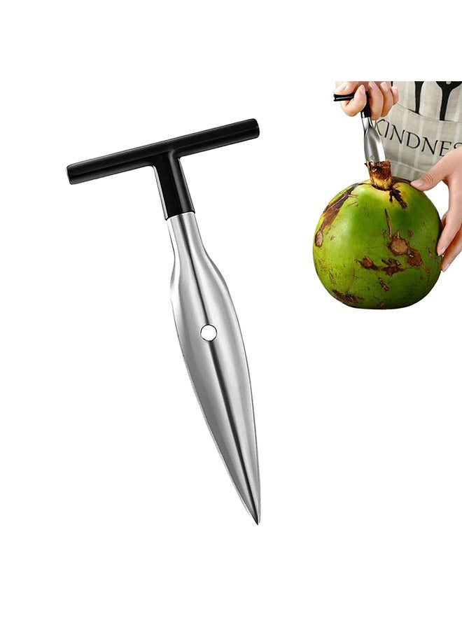 Coconut Opener Tool Coconut Opener Stainless Steel Coconut Opener Tool for Young Thai Green Fresh Coconut Water - Image 1