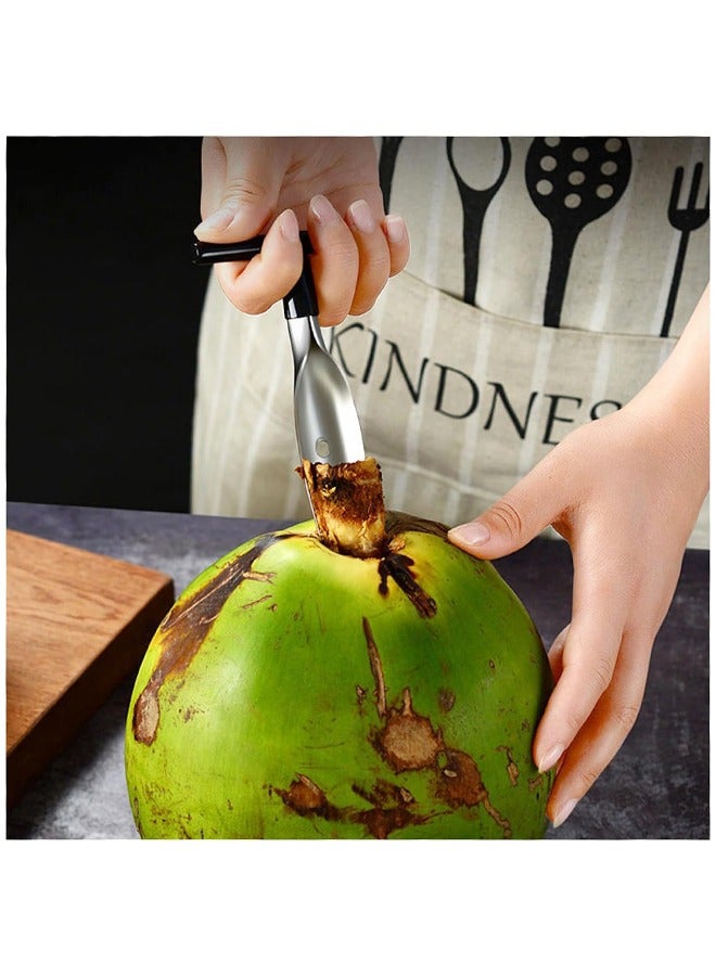 Coconut Opener Tool Coconut Opener Stainless Steel Coconut Opener Tool for Young Thai Green Fresh Coconut Water - Image 5