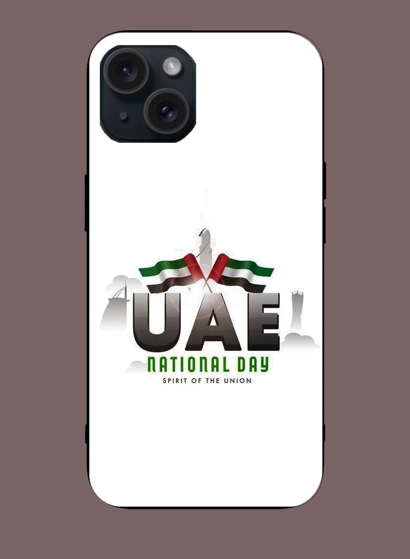 Service Zone Protective Mobile Back Cover Happy UAE National Day For iPhone 15 Plus - Image 2