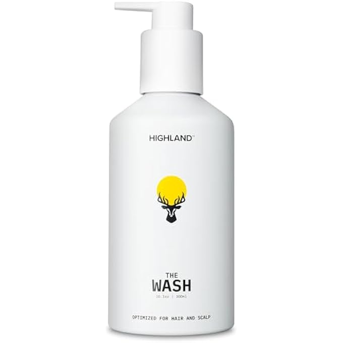 Highland : THE WASH. YOUR NEW HAIR AND SCALP OPTIMIZED SHAMPOO ALTERNATIVE. HYDRATING, BALANCING, NOURISHING & STRENGTHENING. CRAFTED WITH BOTANICAL INGREDIENTS. - Image 2