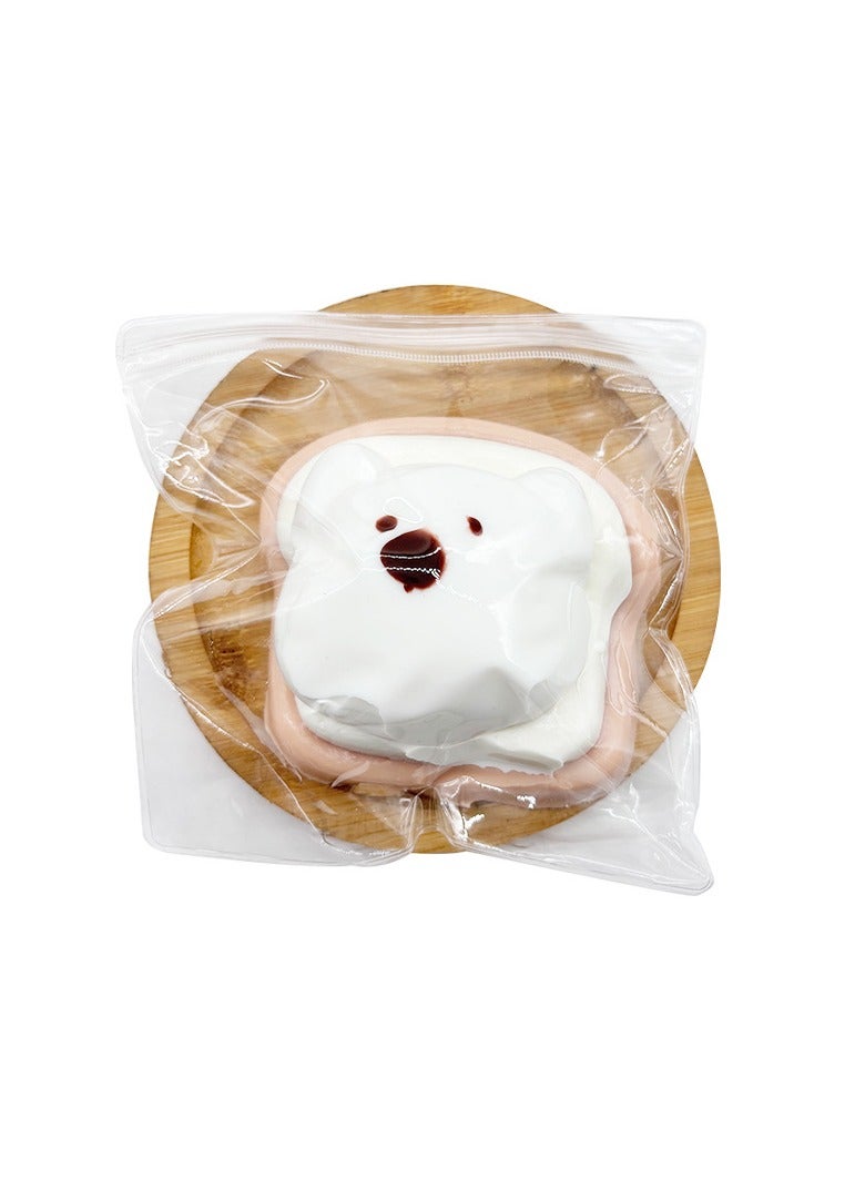 عام لعبة ضغط كلب الخبز المحمص، لعبة للمشاكل الحسية لتخفيف الإجهاد، طابعة كيوتوني، لعبة عائلة الضغط، ألعاب اصبع القدم للكبار والأطفال. - Image 1