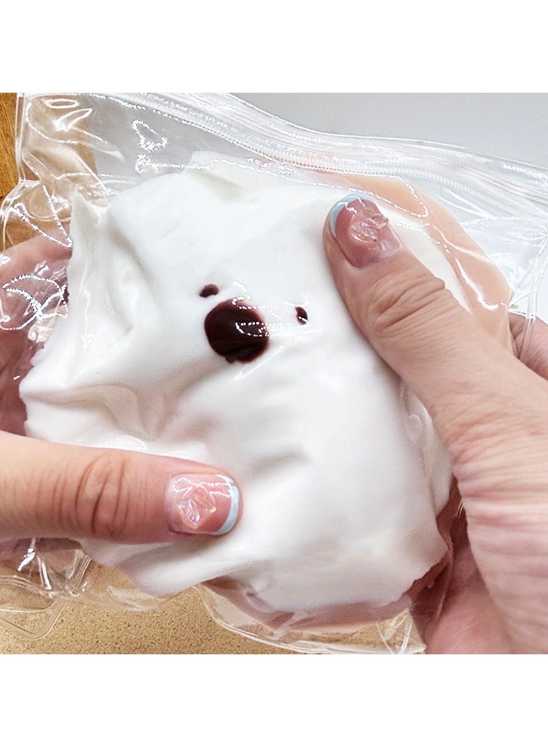 عام لعبة ضغط كلب الخبز المحمص، لعبة للمشاكل الحسية لتخفيف الإجهاد، طابعة كيوتوني، لعبة عائلة الضغط، ألعاب اصبع القدم للكبار والأطفال. - Image 4