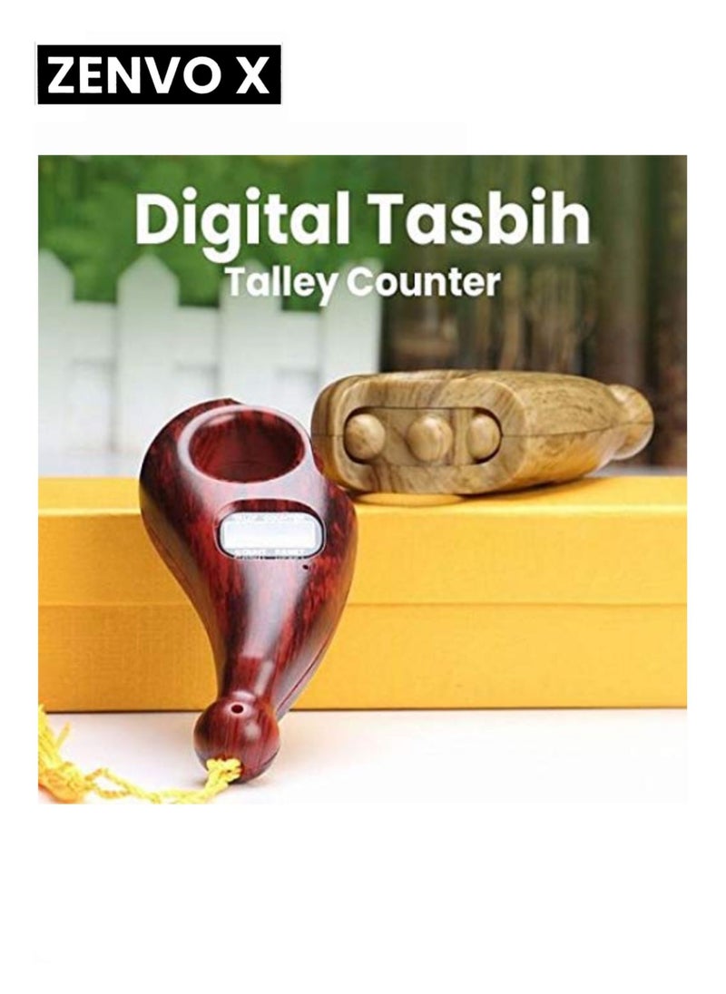 zenvo X - Rotating Beads Islamic Digital Counter, Zikr Counter & Finger Tally Counter - Image 1