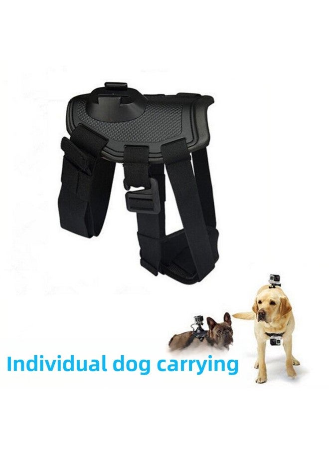 Generic DJI Sports Camera Accessories GP Wrist Strap Arm Strap Palm Strap Shoulder Strap School Bag Chuck With Chest Strap Holder-Color:Dog Harness  - Image 1