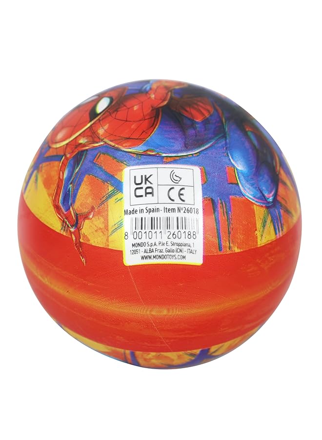 موندو كرة لعب سبايدرمان Ø230 من مادة البولي فينيل كلوريد الحيوية، مجموعة متنوعة من الأنماط، مايو واري - Image 2