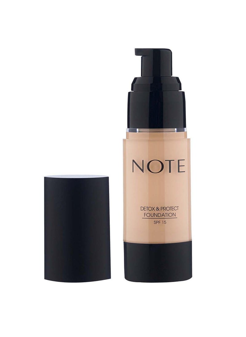Note - Note Detox And Protect Foundation 02 Pump - Natural Beige - Image 1