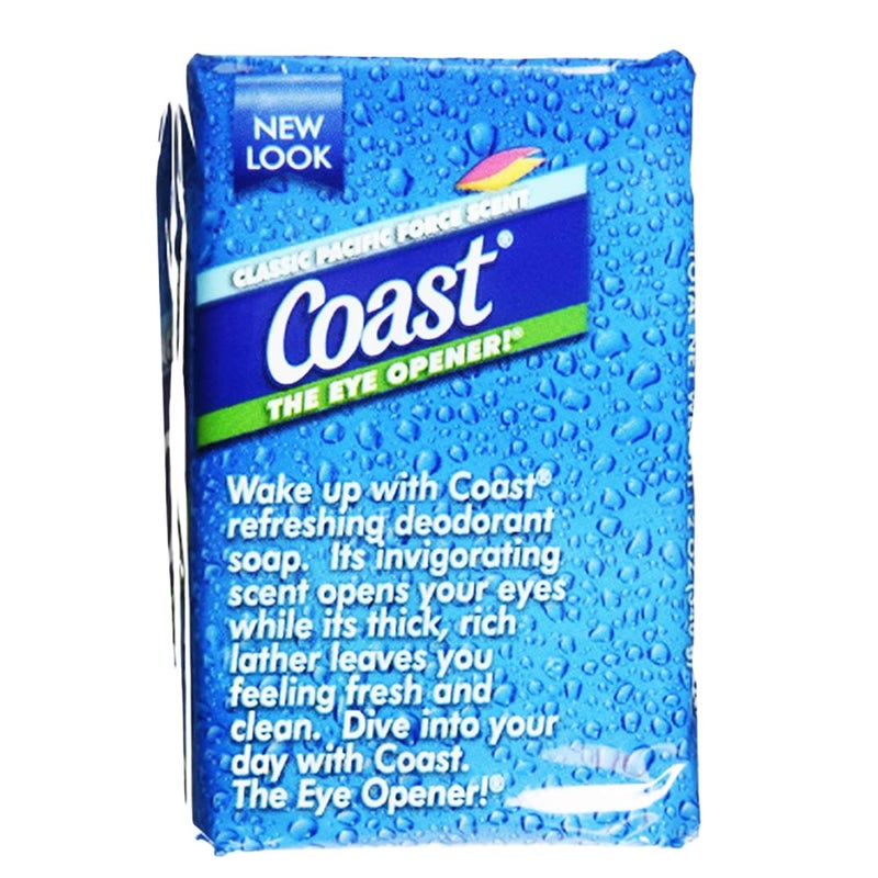 Coast Bath Bars Original Blue 3 Bar Soap oz, Coconut, 9.5 Ounce - Image 3