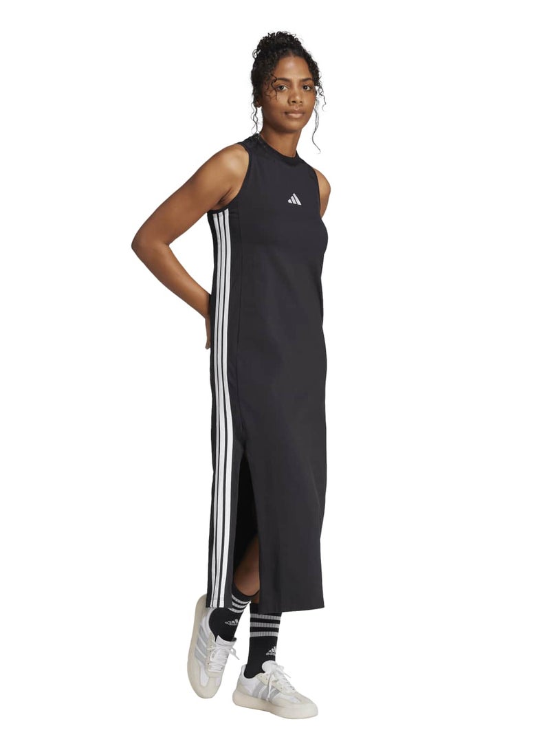 Adidas Essentials 3-Stripes Long Racerback Dress - Image 3
