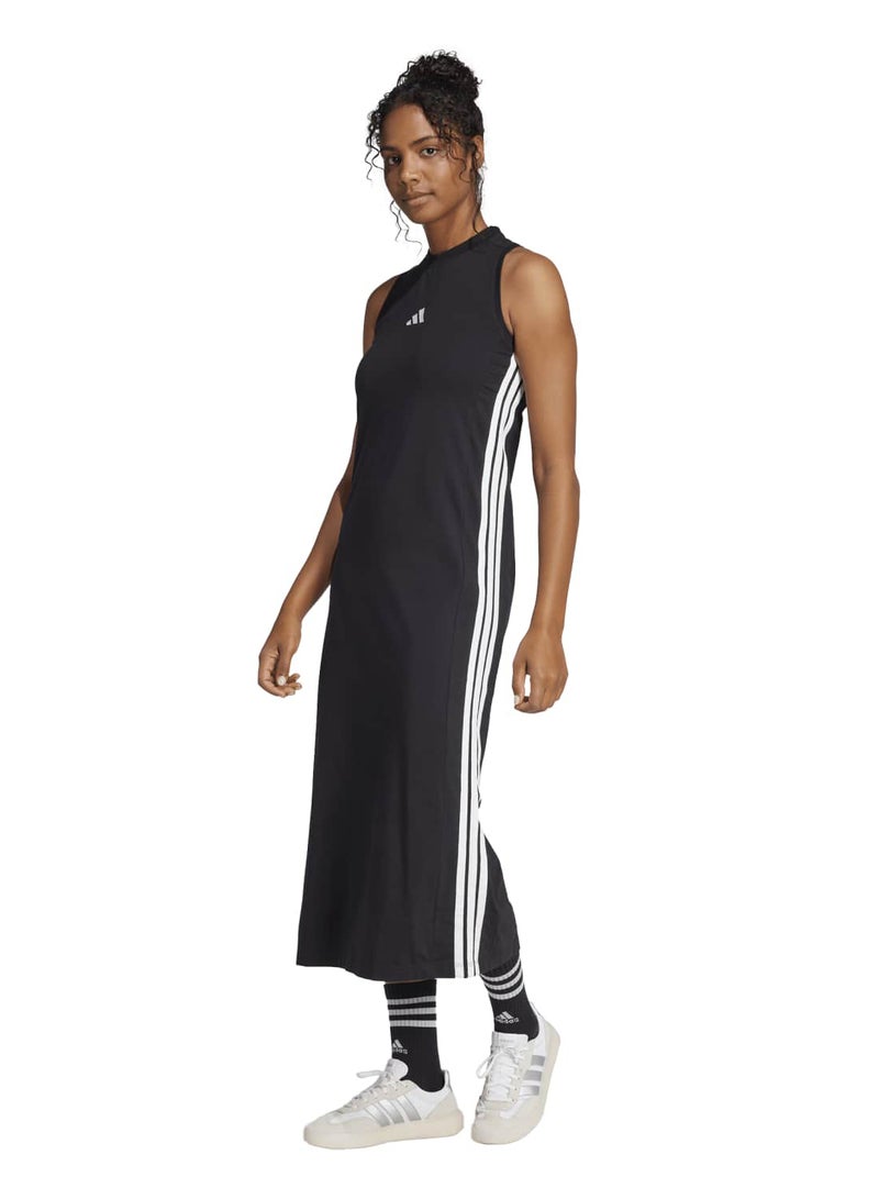 Adidas Essentials 3-Stripes Long Racerback Dress - Image 1
