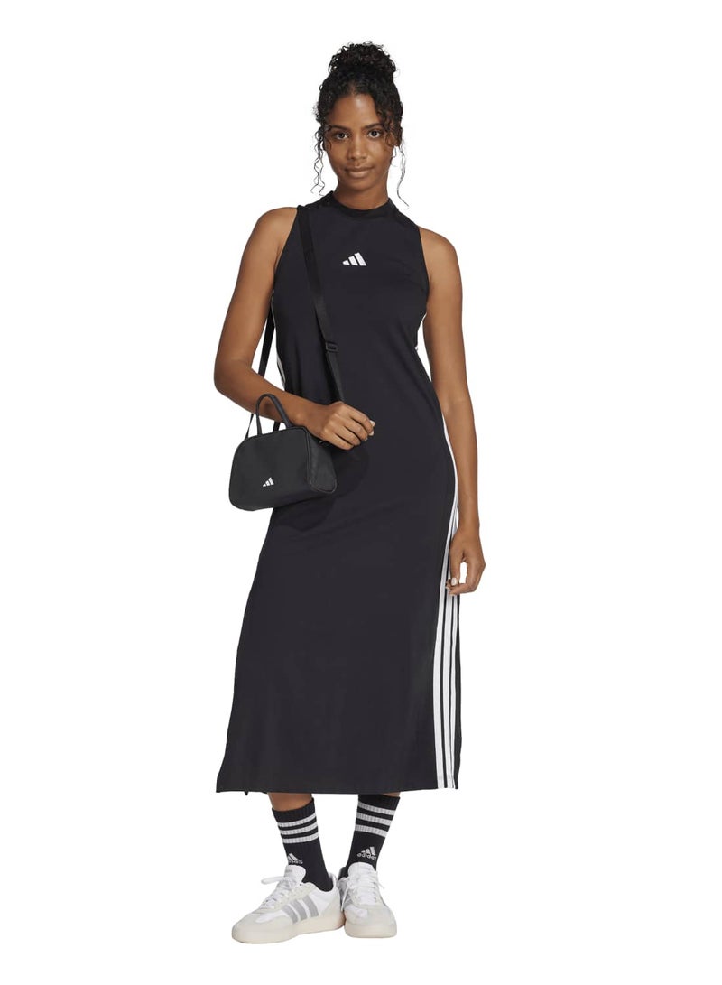Adidas Essentials 3-Stripes Long Racerback Dress - Image 4