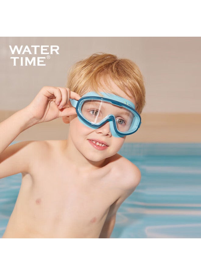 Watertime/shuichuan Children's Swimming Goggles, Large Frame Waterproof Anti-fog Swim Gl For Boys And Girls, Swimming Equipment, Jungle Green - Image 3