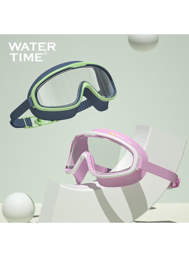 Watertime/shuichuan Children's Swimming Goggles, Large Frame Waterproof Anti-fog Swim Gl For Boys And Girls, Swimming Equipment, Jungle Green - Image 4