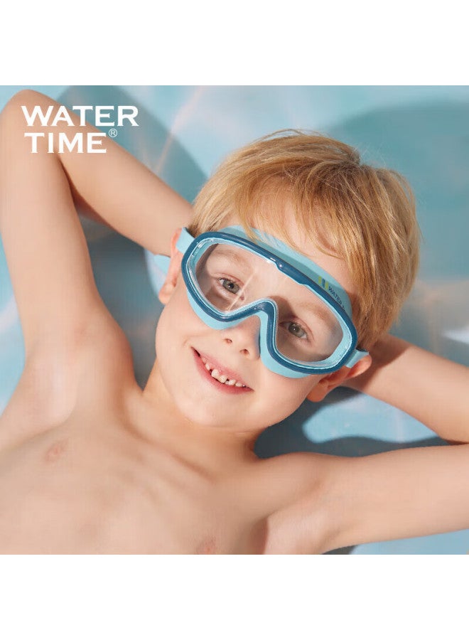 Watertime/shuichuan Children's Swimming Goggles, Large Frame Waterproof Anti-fog Swim Gl For Boys And Girls, Swimming Equipment, Jungle Green - Image 2