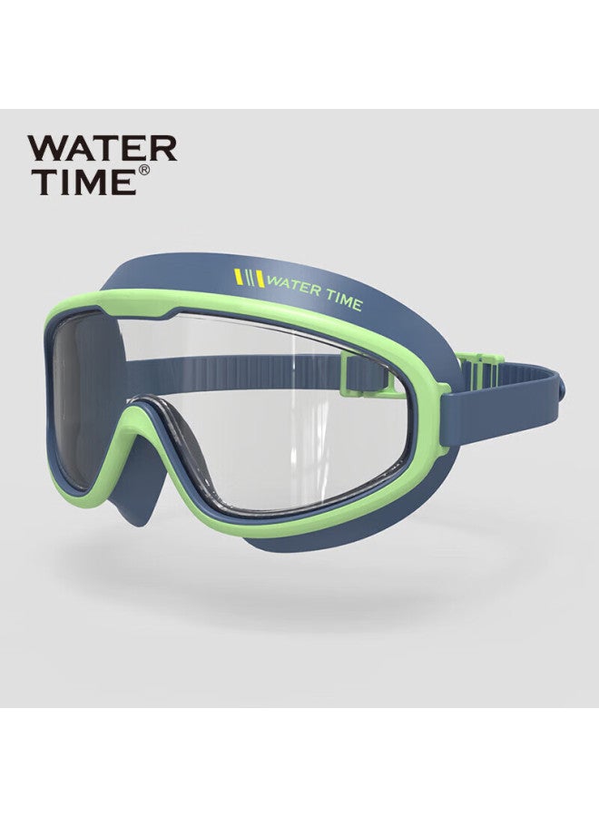 Watertime/shuichuan Children's Swimming Goggles, Large Frame Waterproof Anti-fog Swim Gl For Boys And Girls, Swimming Equipment, Jungle Green - Image 1