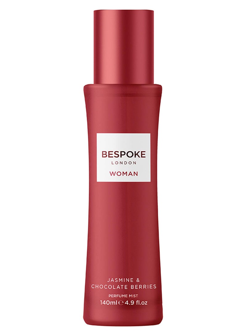 BESPOKE LONDON رذاذ عطر الياسمين والتوت بالشوكولاتة للنساء، عطر يدوم طويلاً 140 مل - Image 1