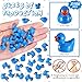 MiniInflat 150 Pcs Mini Resin Ducks Miniature Ducks Tiny Duckies Figures for Home Prank Game Micro Landscape Aquarium Dollhouse Ornament Mini Duckies DIY Terrarium and Handmade SchoolDark Blue - Image 4
