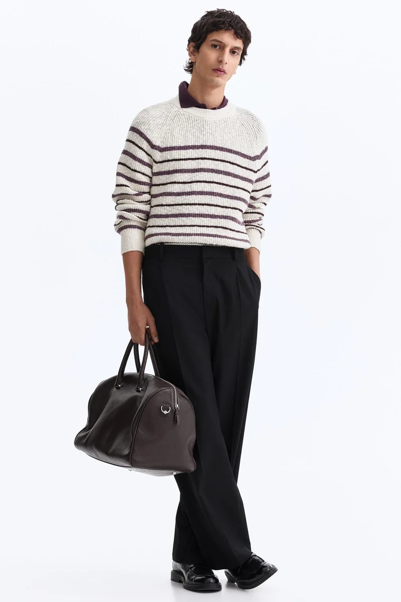 اتش اند ام بنطلون رسمي بقصة واسعة