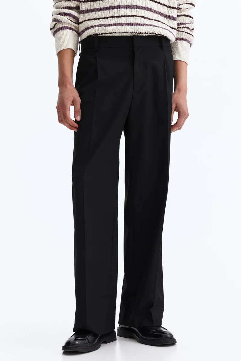 اتش اند ام بنطلون رسمي بقصة واسعة