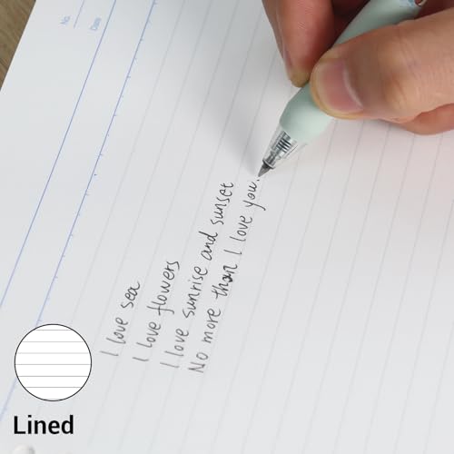 Kokuyo Campus Loose Leaf Paper, A5 Filler Paper with A 7mm Ruled, 100 Sheets 75 GSM Sarasara Smooth Writing, 20 Holes, 8-1/4"x6” Binder Notebook Bleed Resistant Paper. Japan Import (NO-807A) - Image 3