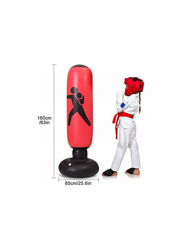 KASTWAVE Fitness Punching Bag，Inflatable Kids Target Bag Freestanding Heavy Punching Bag  - Image 5
