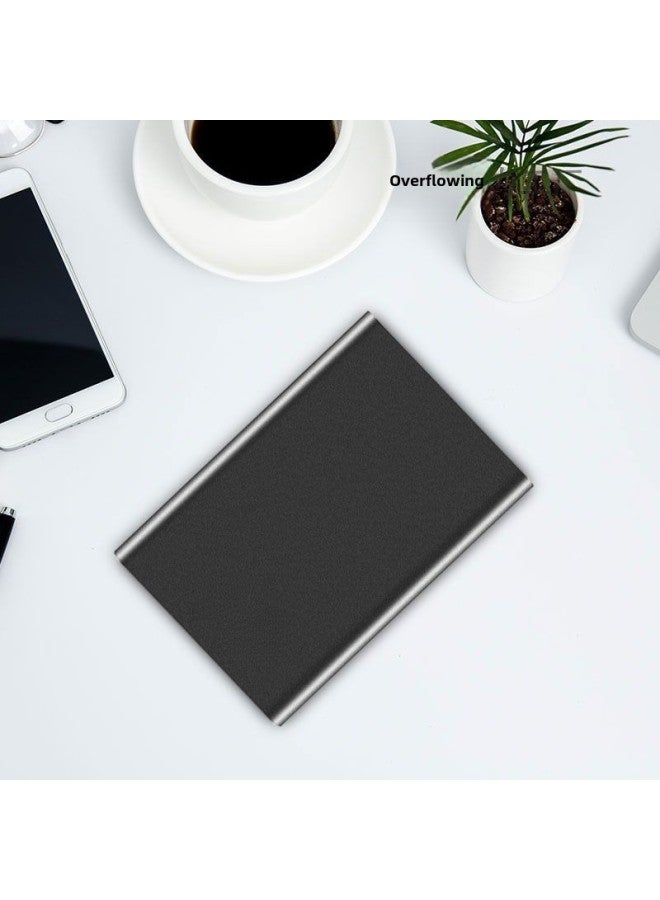 Mobile Hard Disk 1t Usb3.0 High-speed Large-capacity External Storage Device 2t Portable-Capacity:Metal Model-208-black + Hard Drive Bag + Mobile Phone Adapter-Interface:Extremely Fast Version-512gb 270mb/s  - Image 4