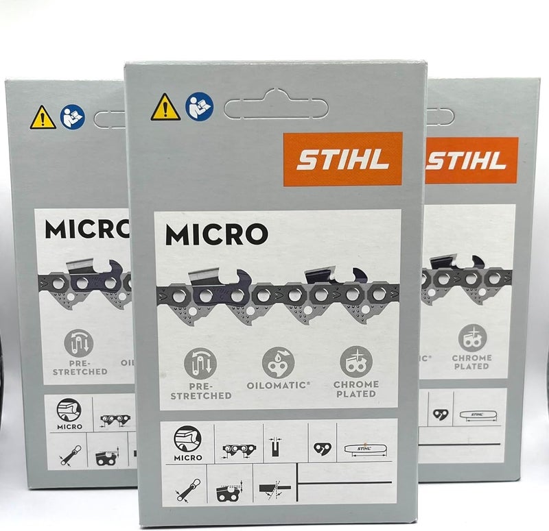 STIHL 3 pk) 16" Chainsaw Picco Micro Oilomatic Saw Chain 61PMM355 3/8p .043 55dl - Image 1