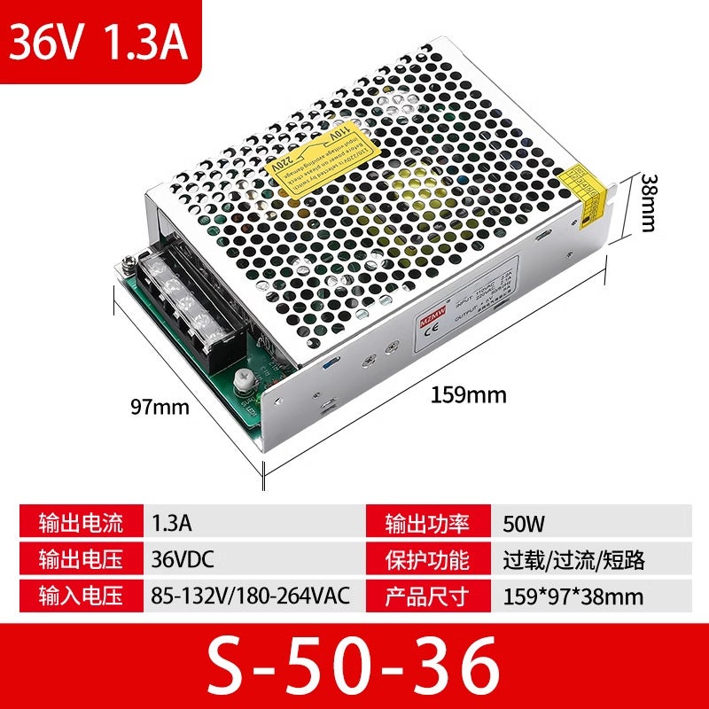 مزود طاقة محول 50 واط S-50-24/Ms-50-12 220 فولت إلى 24 فولت 12 فولت 5 فولت DC 4A 2A - Image 1