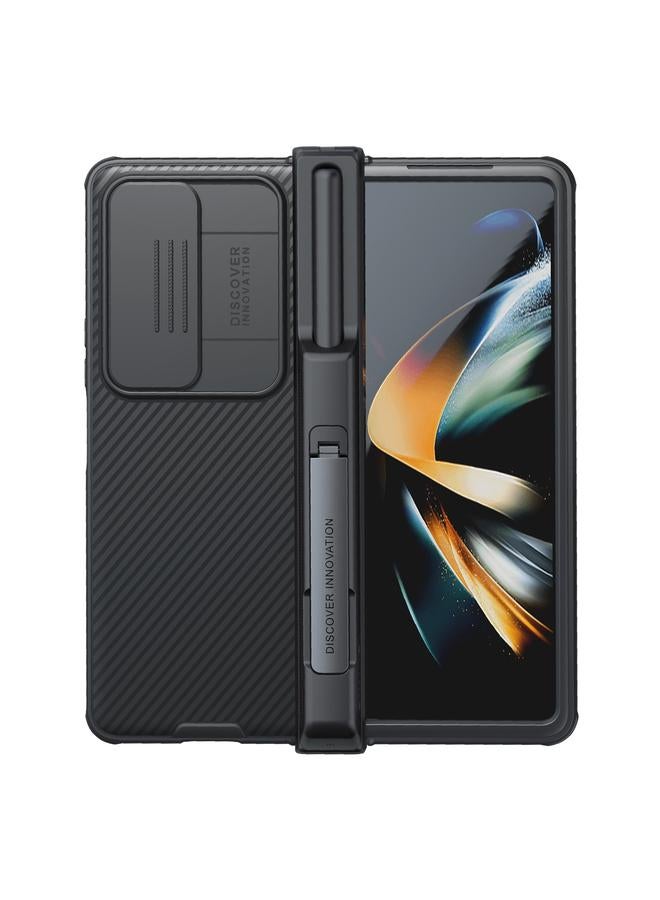 Nillkin Case For Samsung Galaxy Z Fold4 5G Black Mirror Pro Series Camshield PC Phone Case with Pen Slot, Set Version - Image 1