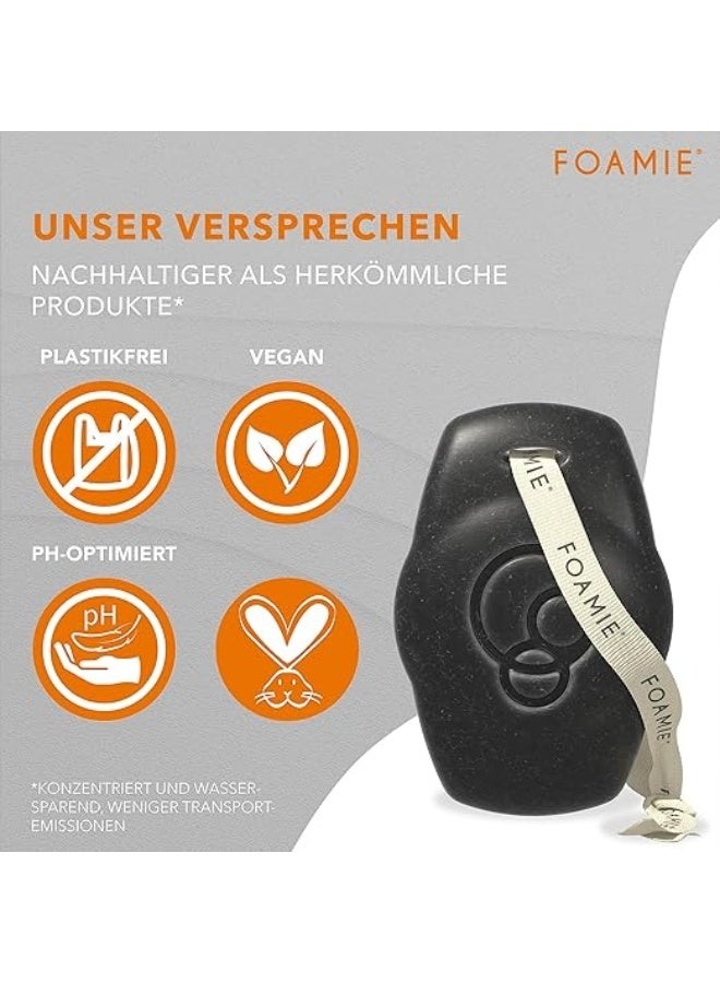 FOAMIE Charcoal, Rosewood & Tonka Bean 3-in-1 Shower Bar - Image 2