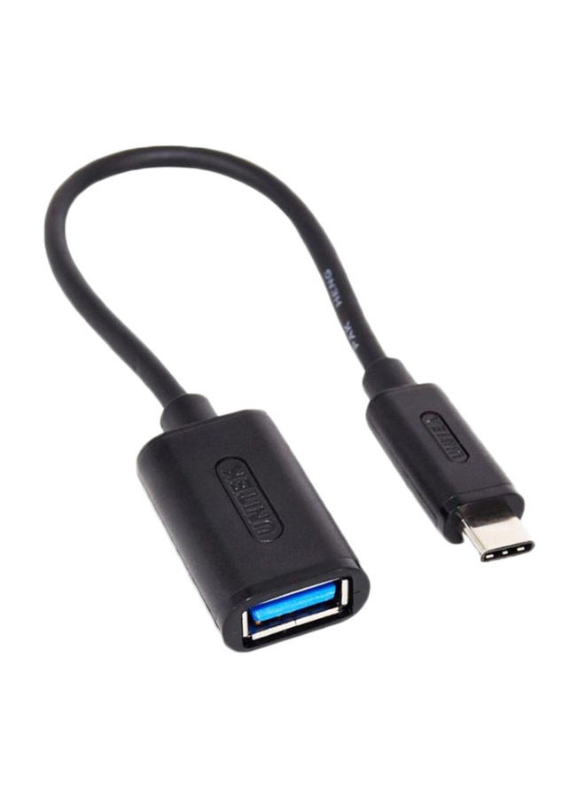 NIBEMINENT Type-C To USB Adapter Cable Black