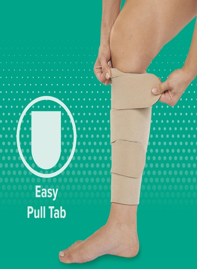 Juzo Reversible Versatile Support 30-60mmHg Calf Compression Wrap, Beige, L Long - Image 5