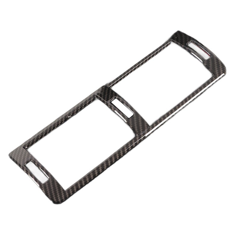 Central Console Air Vent Cover: ABS Material Carbon Fiber Style - Perfect Fitment Dashboard Vent Cover for 3 Series E46 1998-2004 Automotive Interior - Image 3