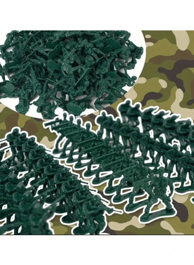 Army of Little Adventurers Classic Soldiers Set for Kids 100 Pieces Assorted in 12 Shapes - Image 3